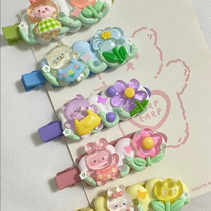 Kit DIY Personnalisable : Créez Vos Propres Barrettes Kawaii Uniques !