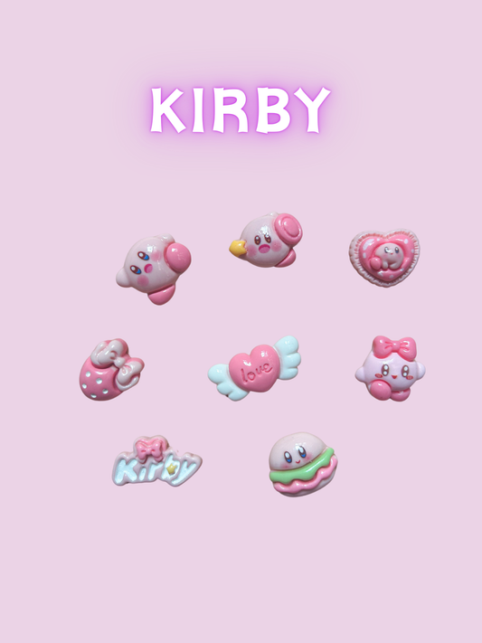 Lot de 8 charms KIRBY - Customise tes accessoires avec ton héros préféré !